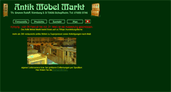 Desktop Screenshot of antik-moebel-markt.de